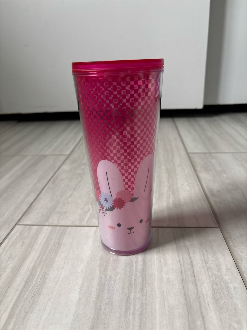 Starbucks Lunar New Year 2023 Year of the Rabbit Cold Cup 24oz Bunny Pink